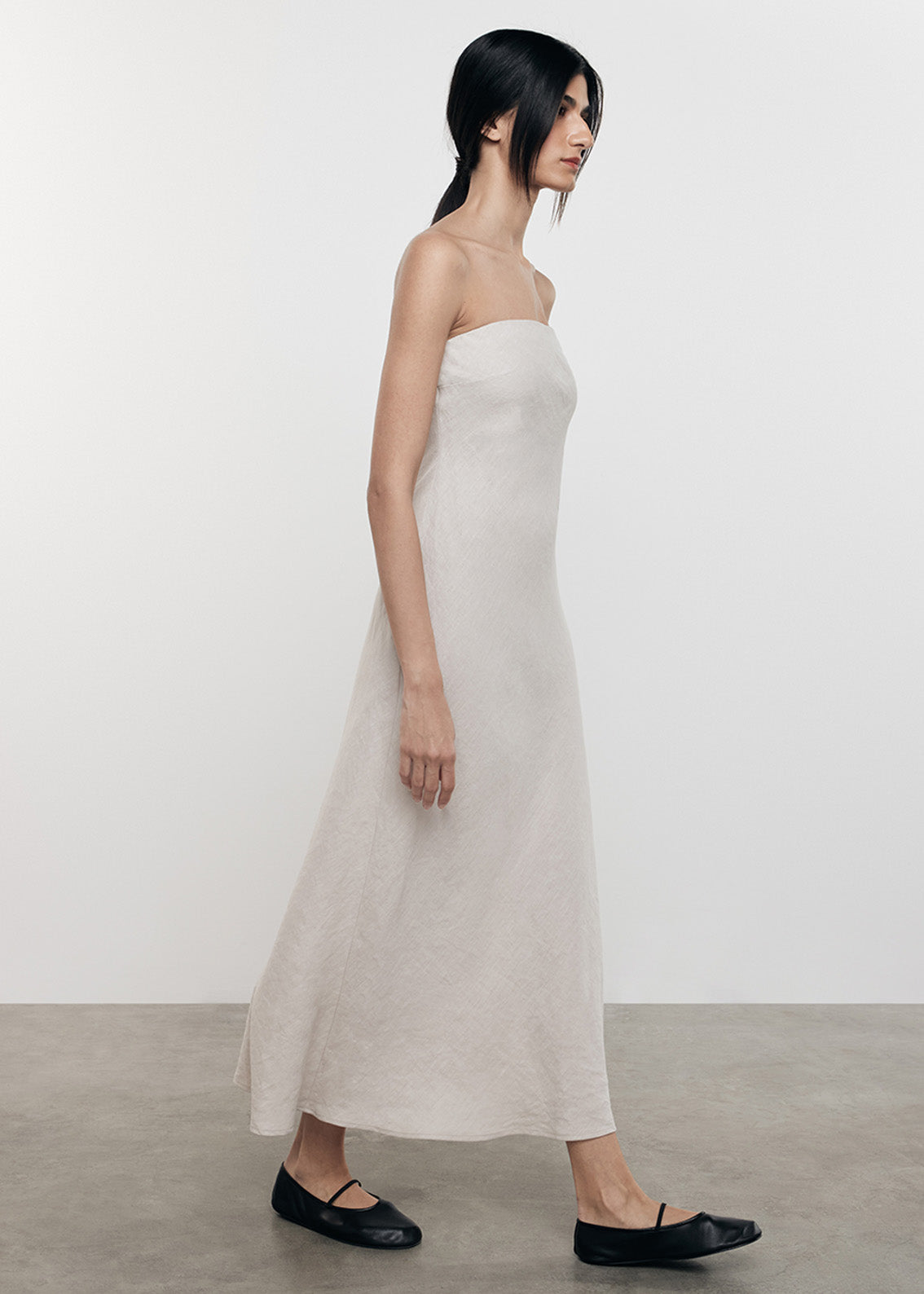 Linen Bias Dress | Flax