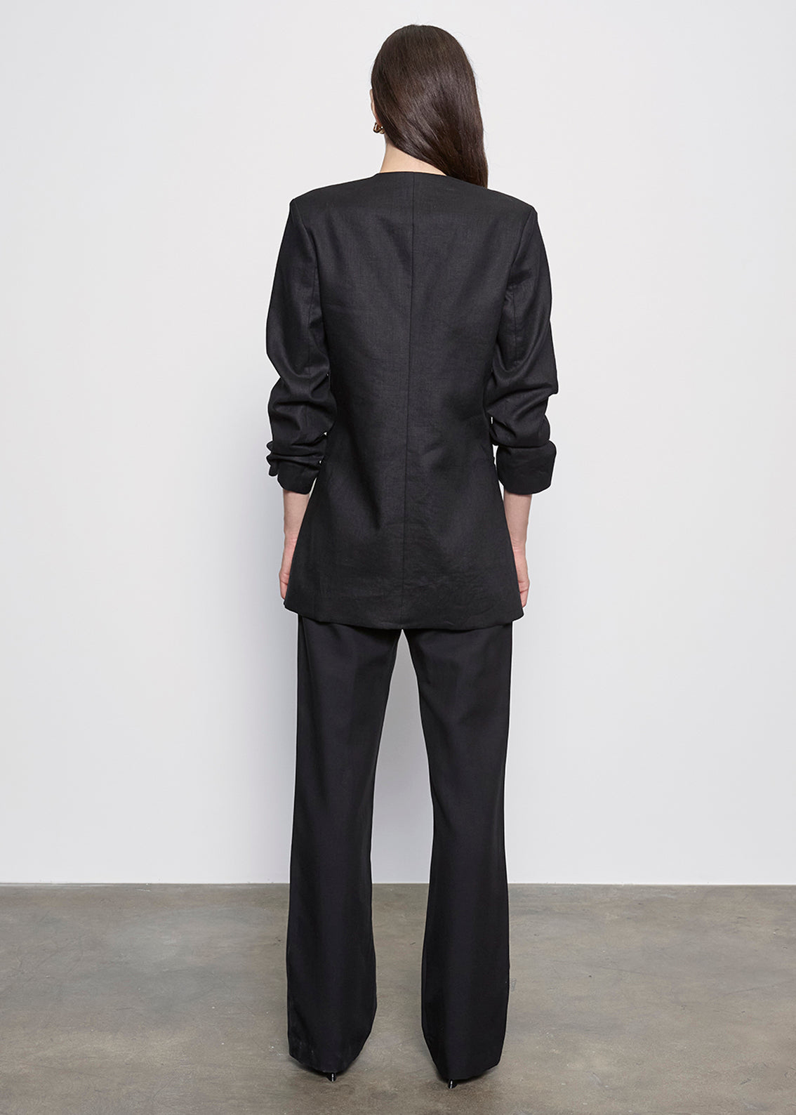 Twill Minimal Trouser | Black