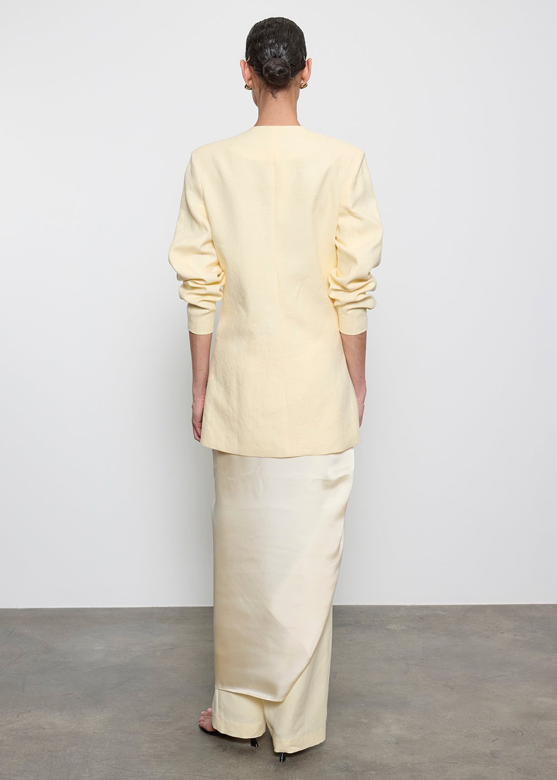 Fluid Twill Sarong | Antique Cream