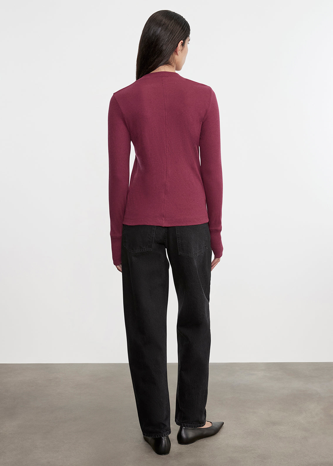 Cashmere Easy Cuffed U | Barolo