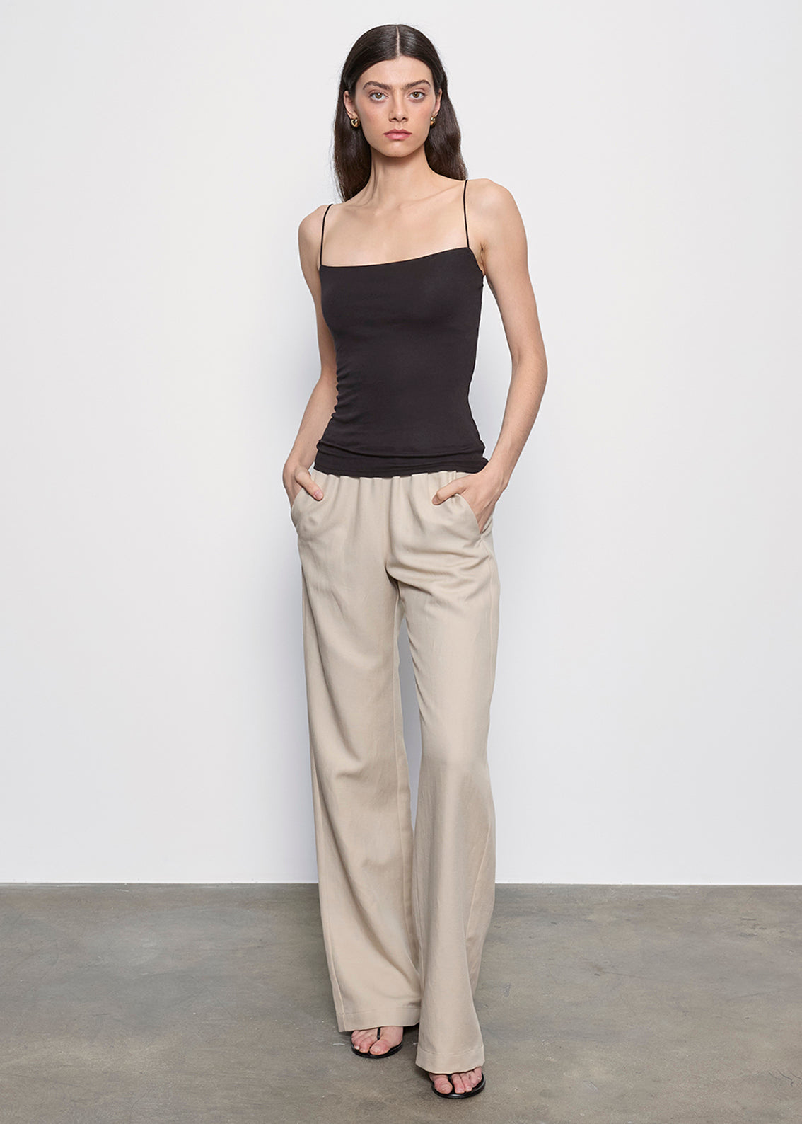 Essential Strappy Tank | Black – Enza Costa