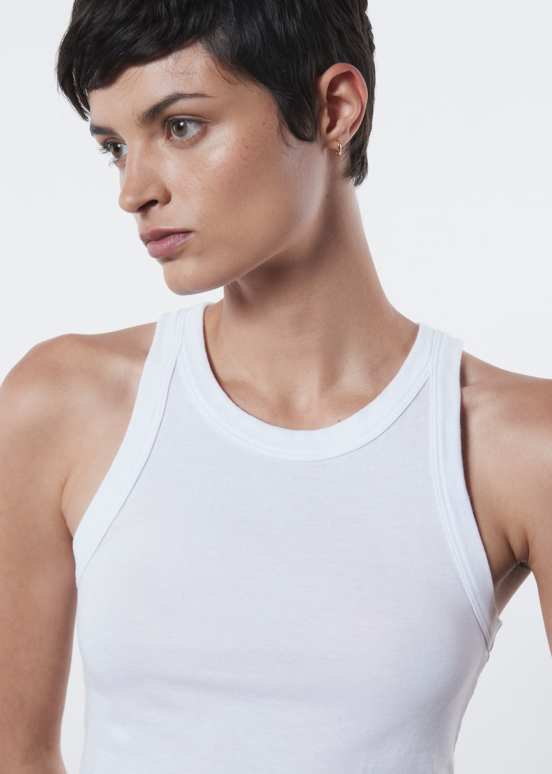 bold sheath tank - white