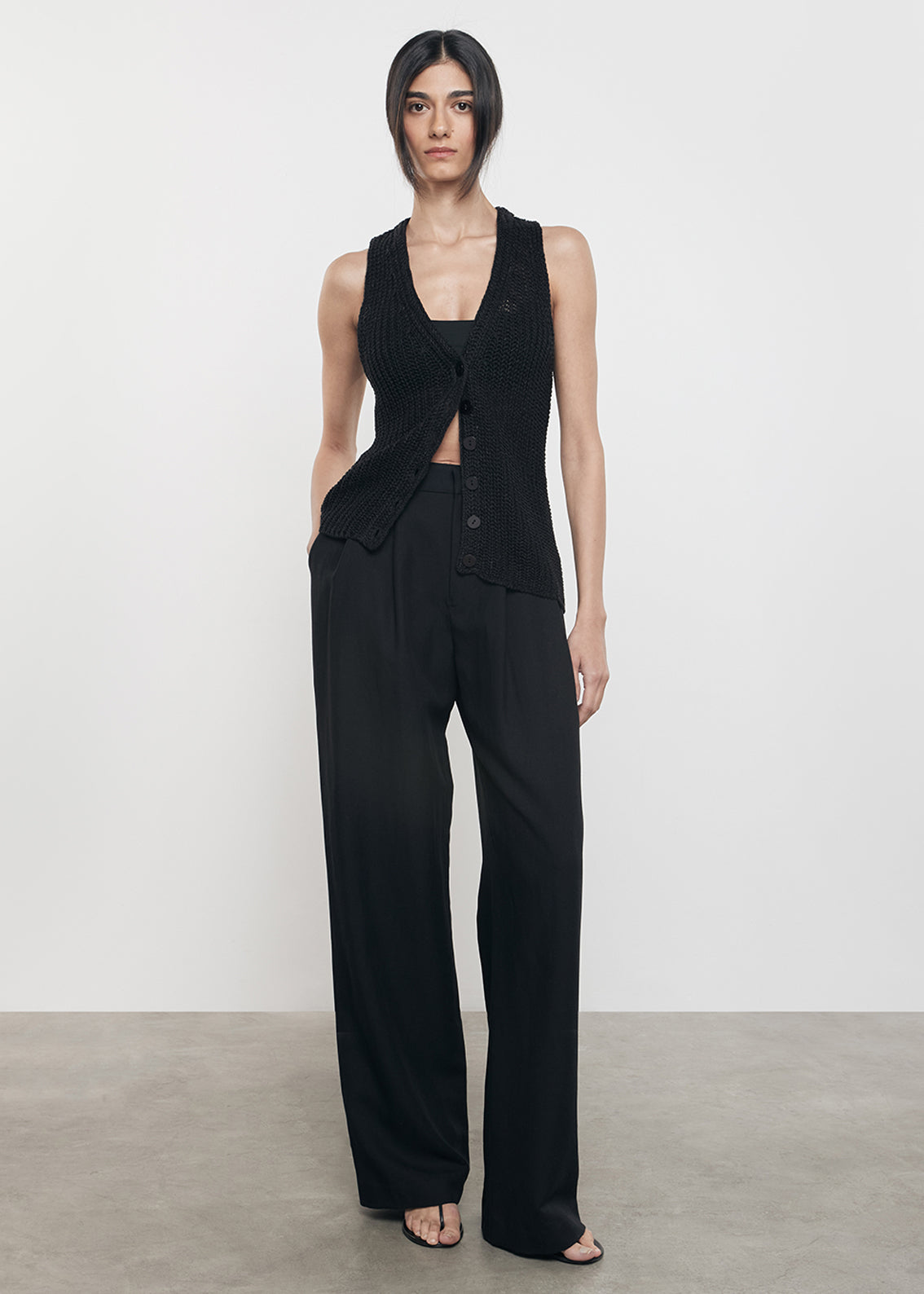 Twill Sartorial Pant | Black