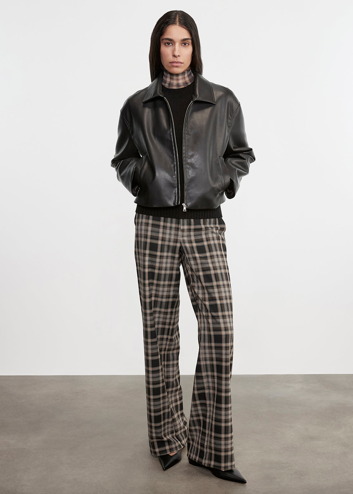 Relaxed Plaid Trouser | Plaid