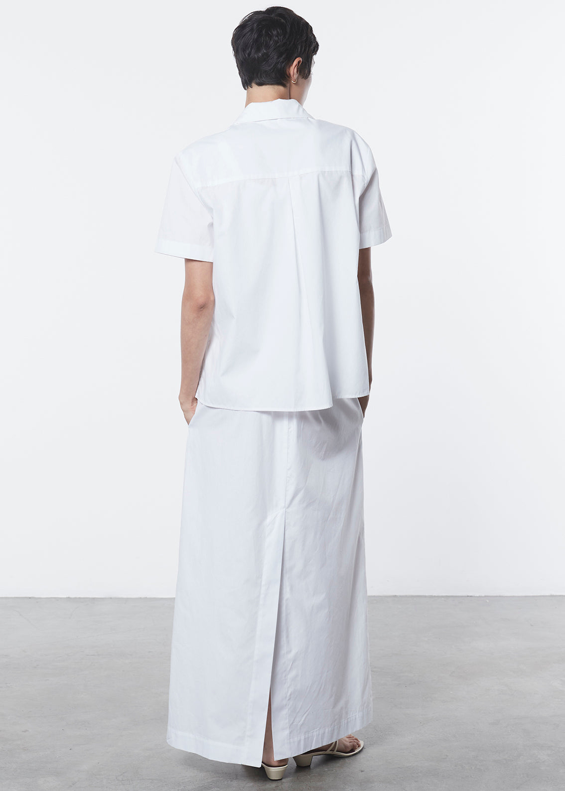 Poplin Resort Shirt | White