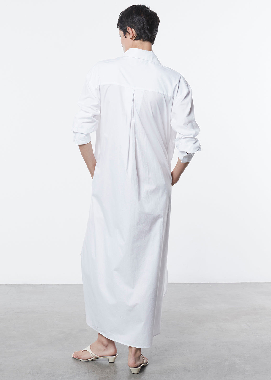 Cotton Shirtdress | White
