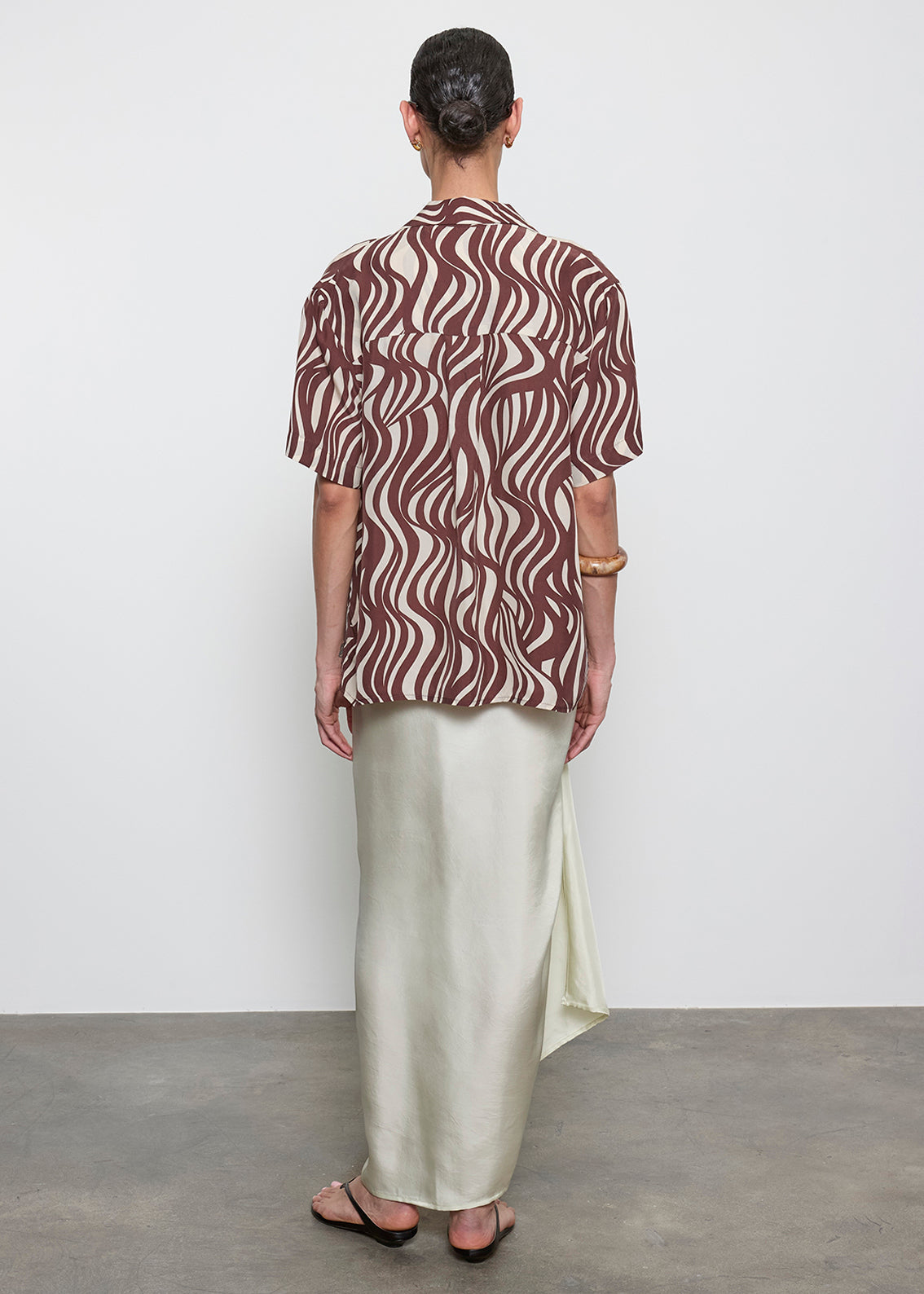 Fluid Twill Sarong | Beach Glass