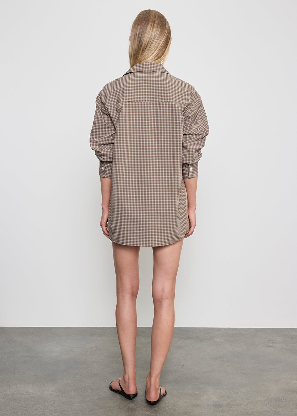 Silk Satin Mini Short | Beige