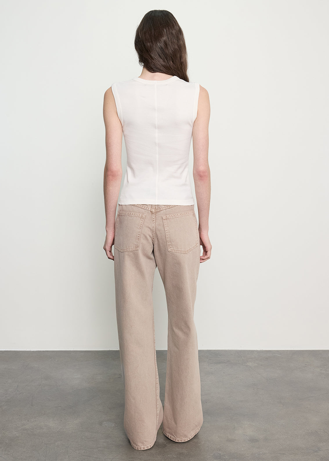 Supima Cotton New Classic Sleeveless Tee | Cloud