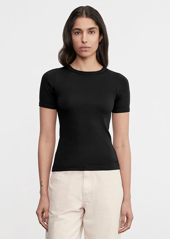Supima Cotton New Classic S/S Tee | Black