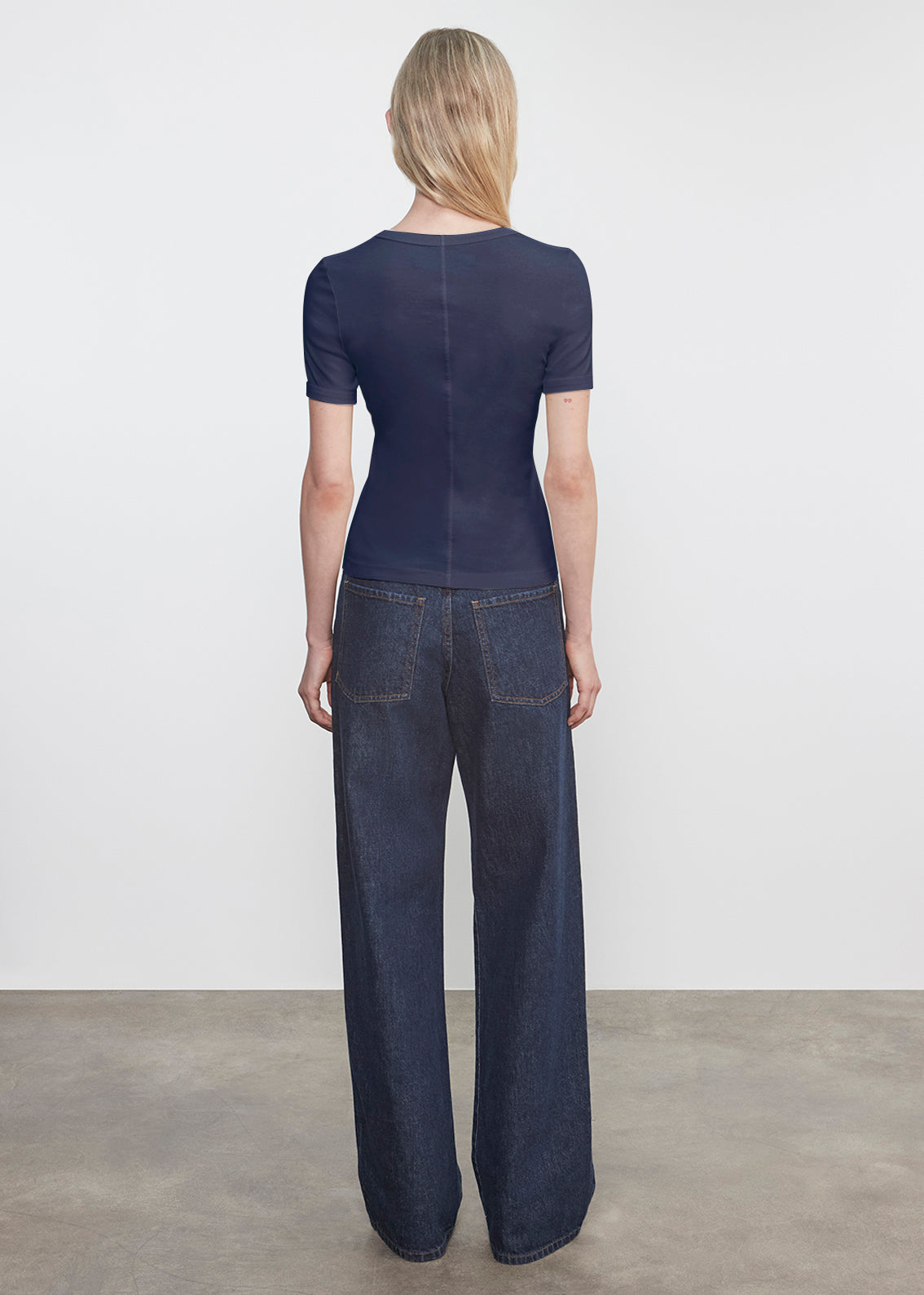 Supima Cotton New Classic S/S | Midnight Blue