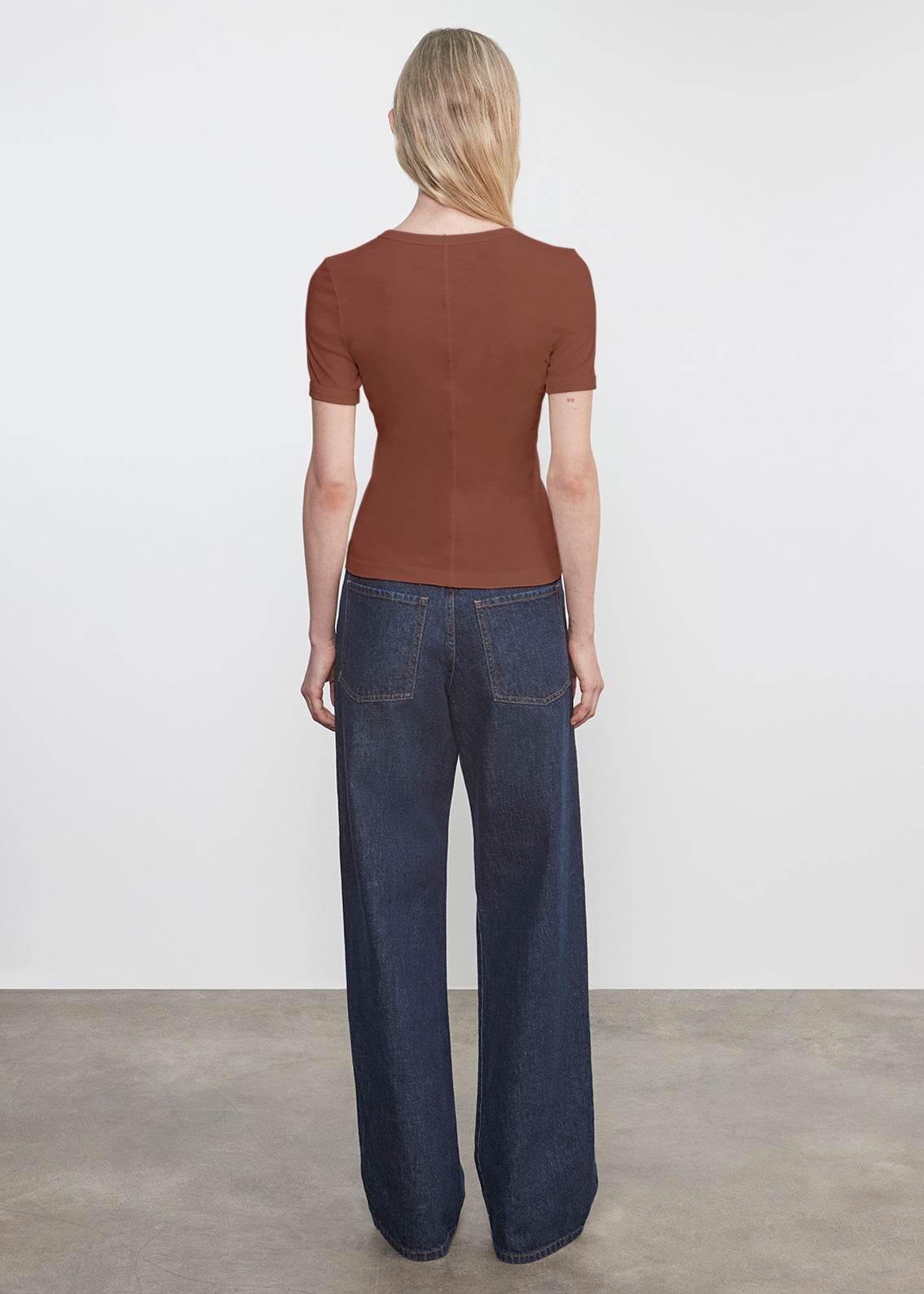 Supima Cotton New Classic S/S Tee | Nutmeg