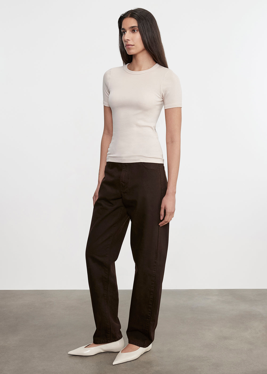 Supima Cotton New Classic S/S Tee | Parchment