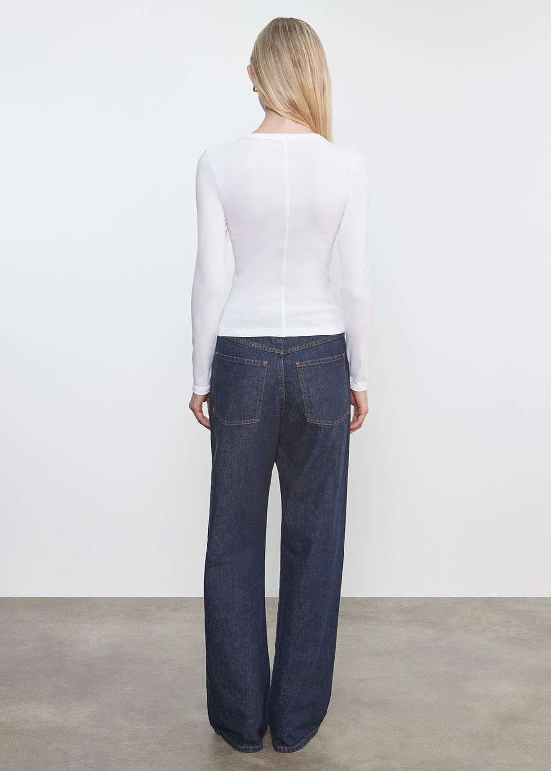 Supima Cotton New Classic L/S Turtleneck | White