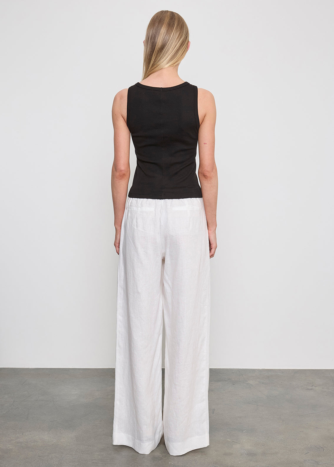 Linen Easy Trouser | Undyed