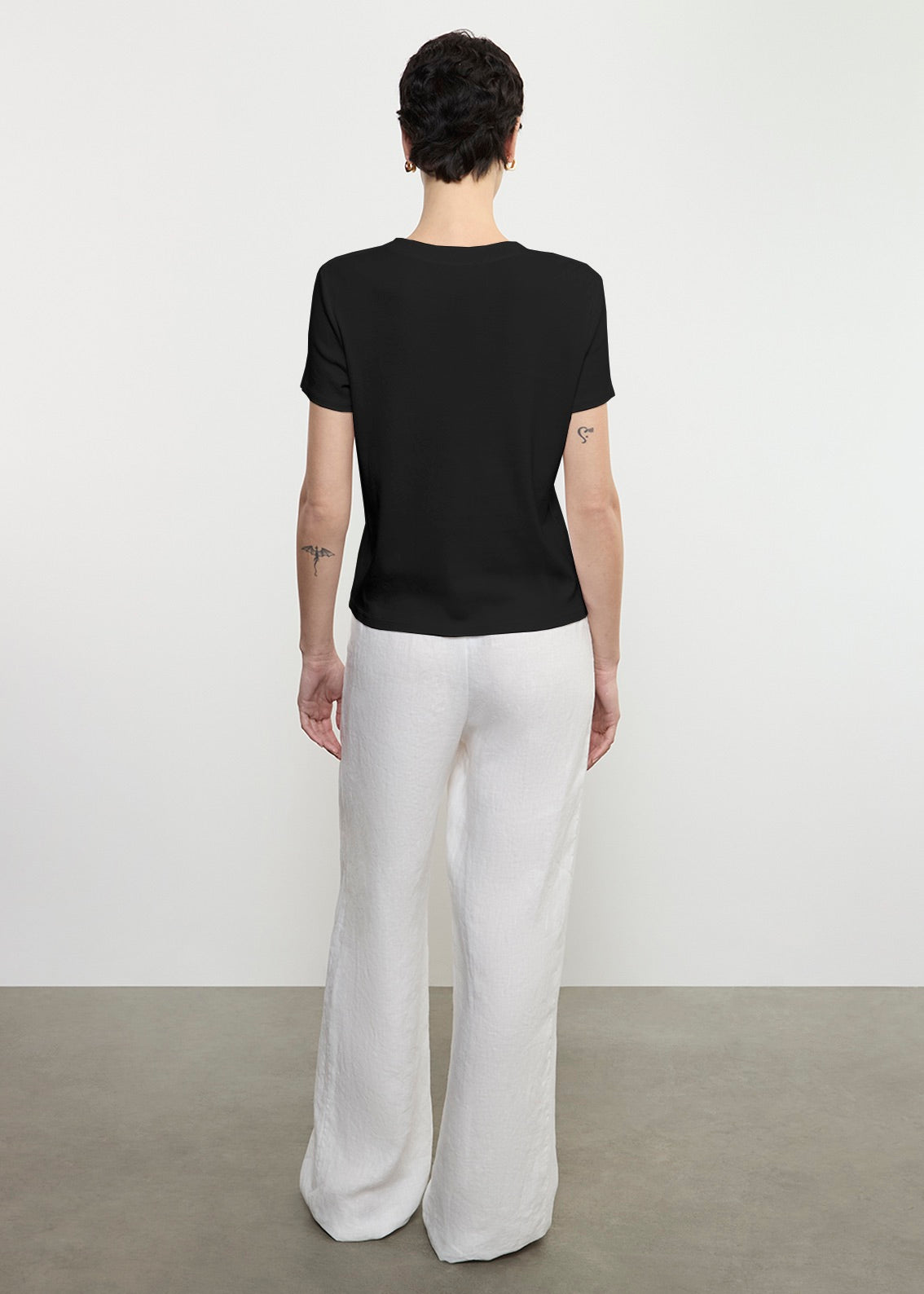 Supima Cotton Essential S/S | Black