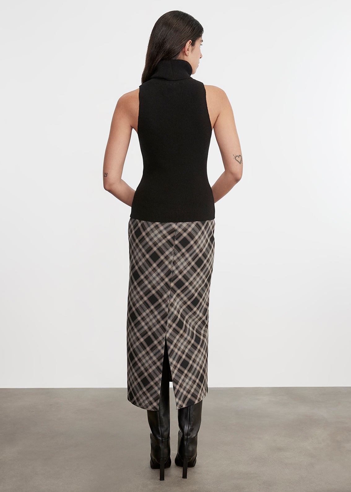 Easy Plaid Bias Skirt | Plaid