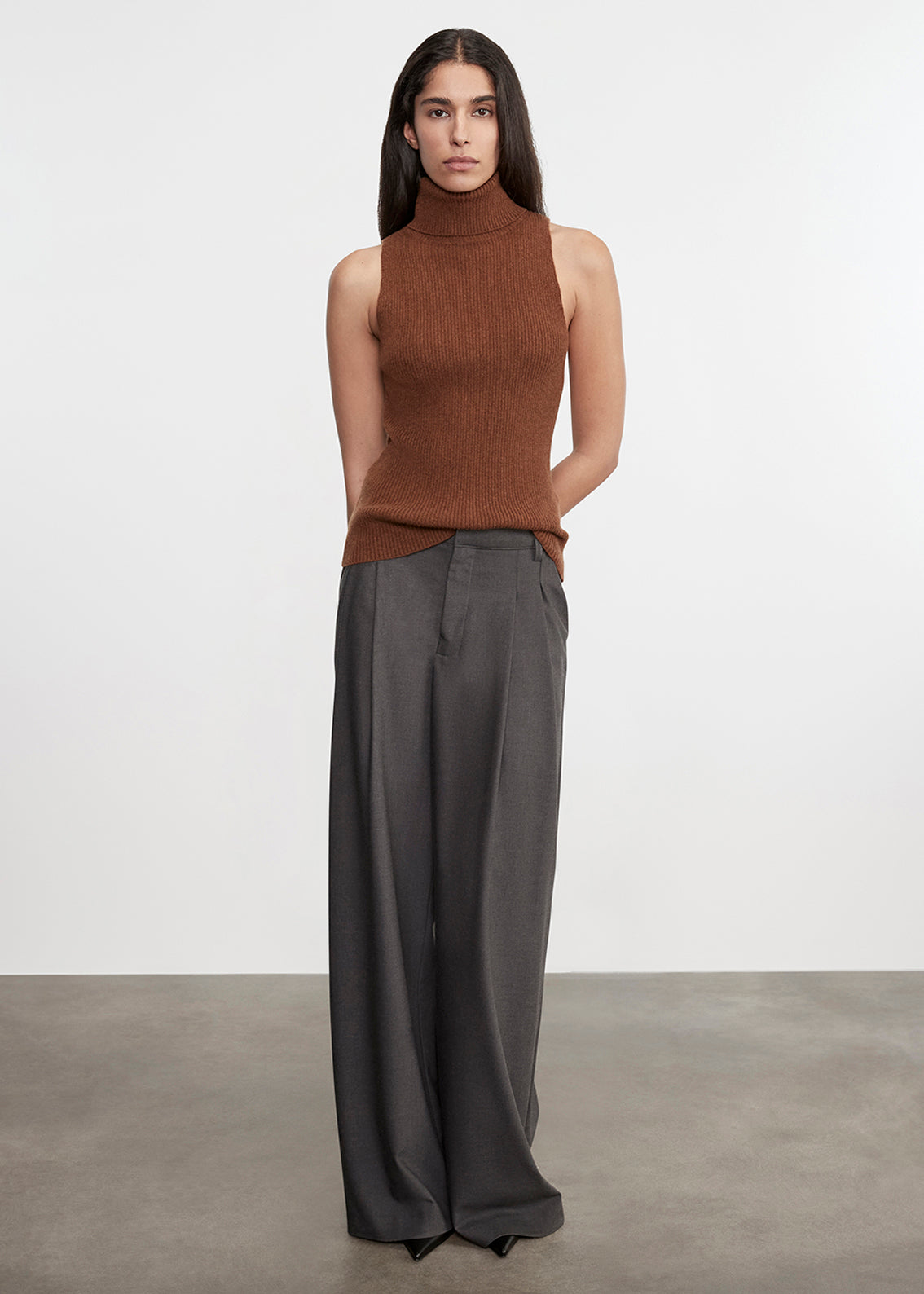 Cashmere Sleeveless Sweater | Hazel