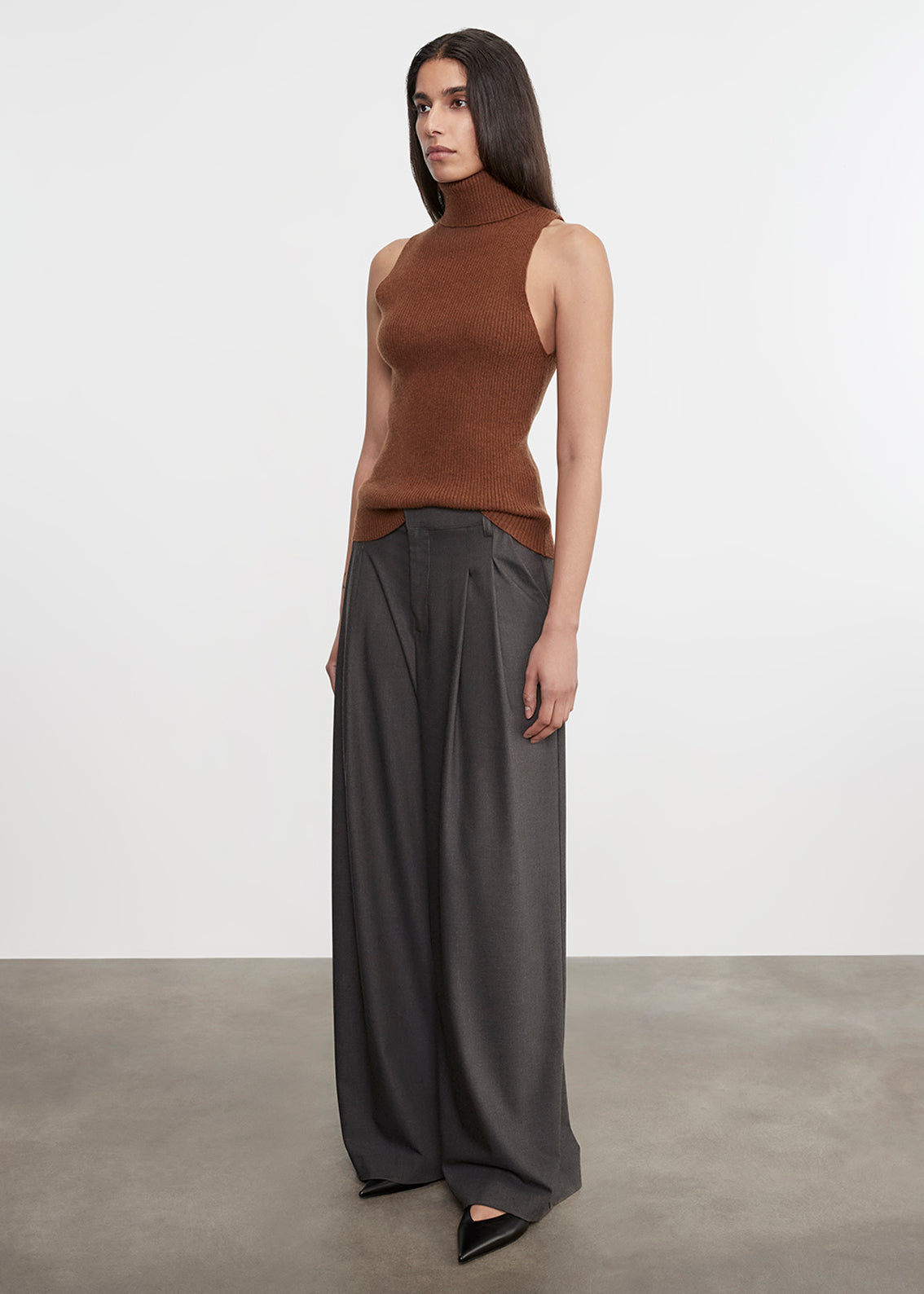 Cashmere Sleeveless Sweater | Hazel