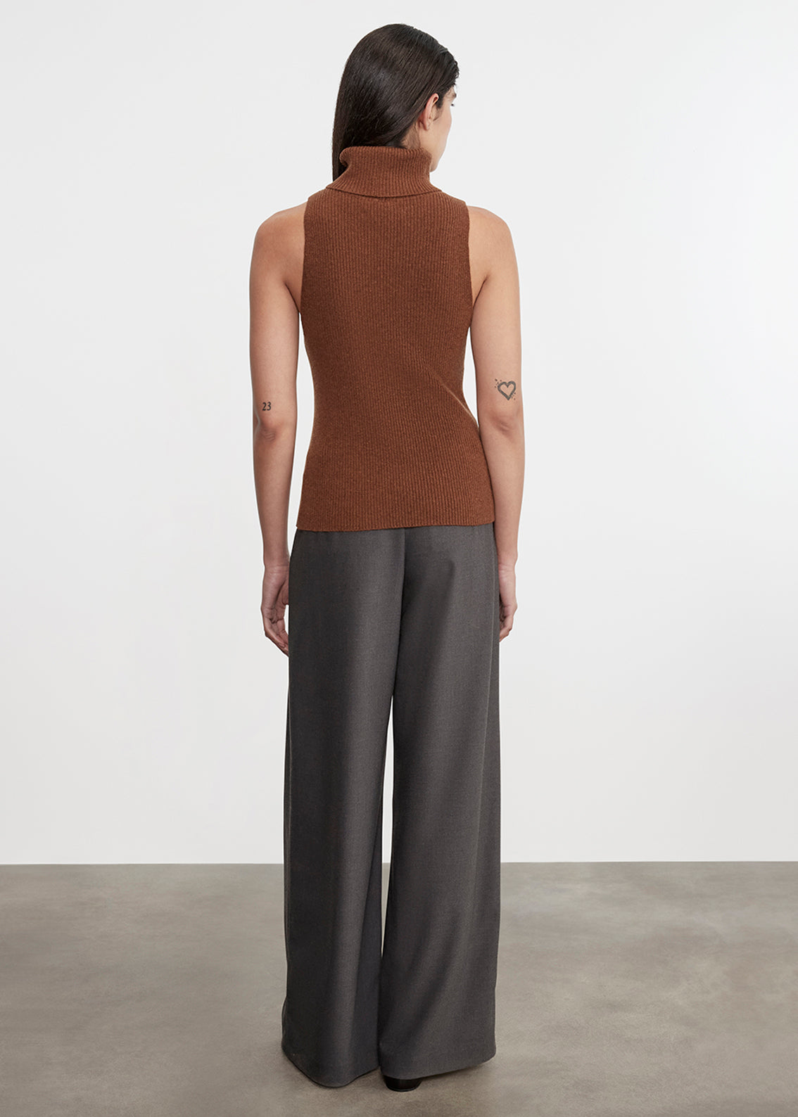 Cashmere Sleeveless Sweater | Hazel