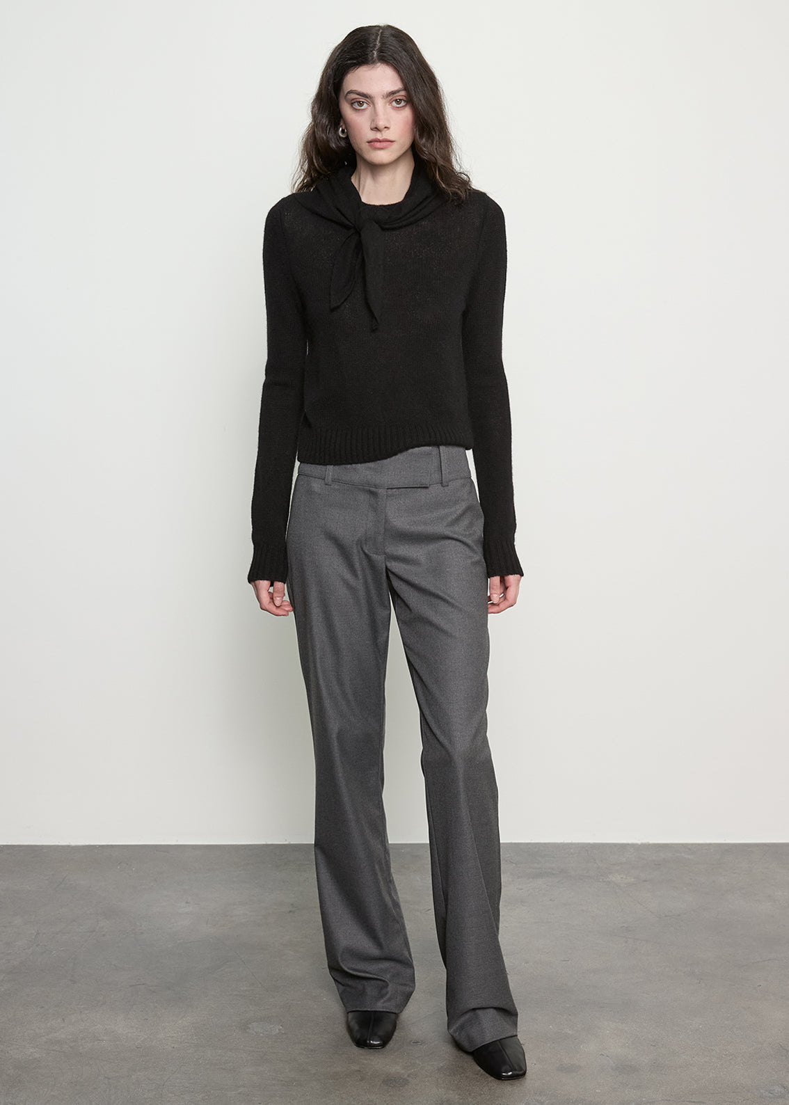 Suit Minimal Trouser | Dark Heather Grey