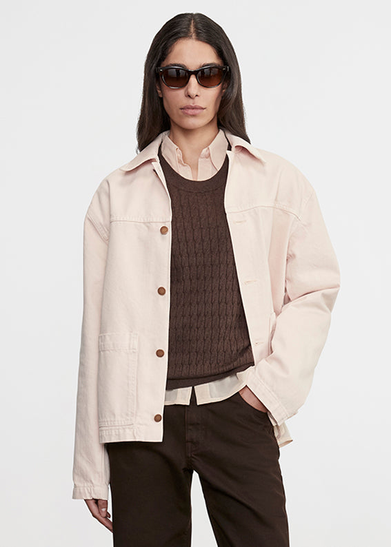 Cotton Organza Shirt | Fawn