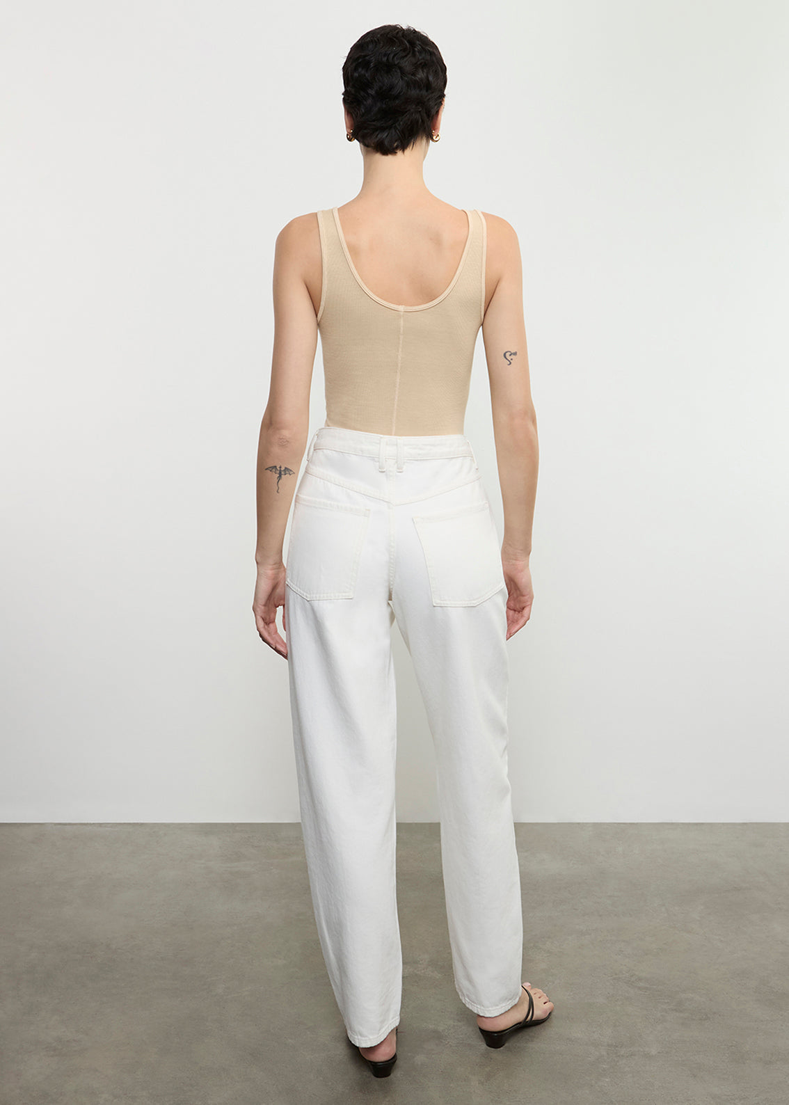 Silk Rib Tank | Sand