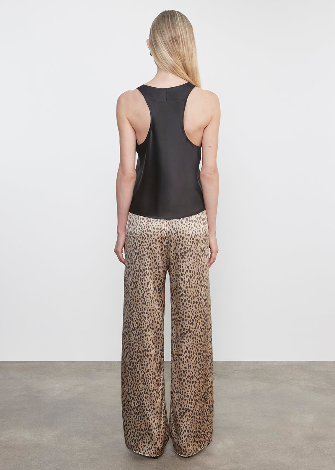 Silk Satin Pantlet | Cheetah Print