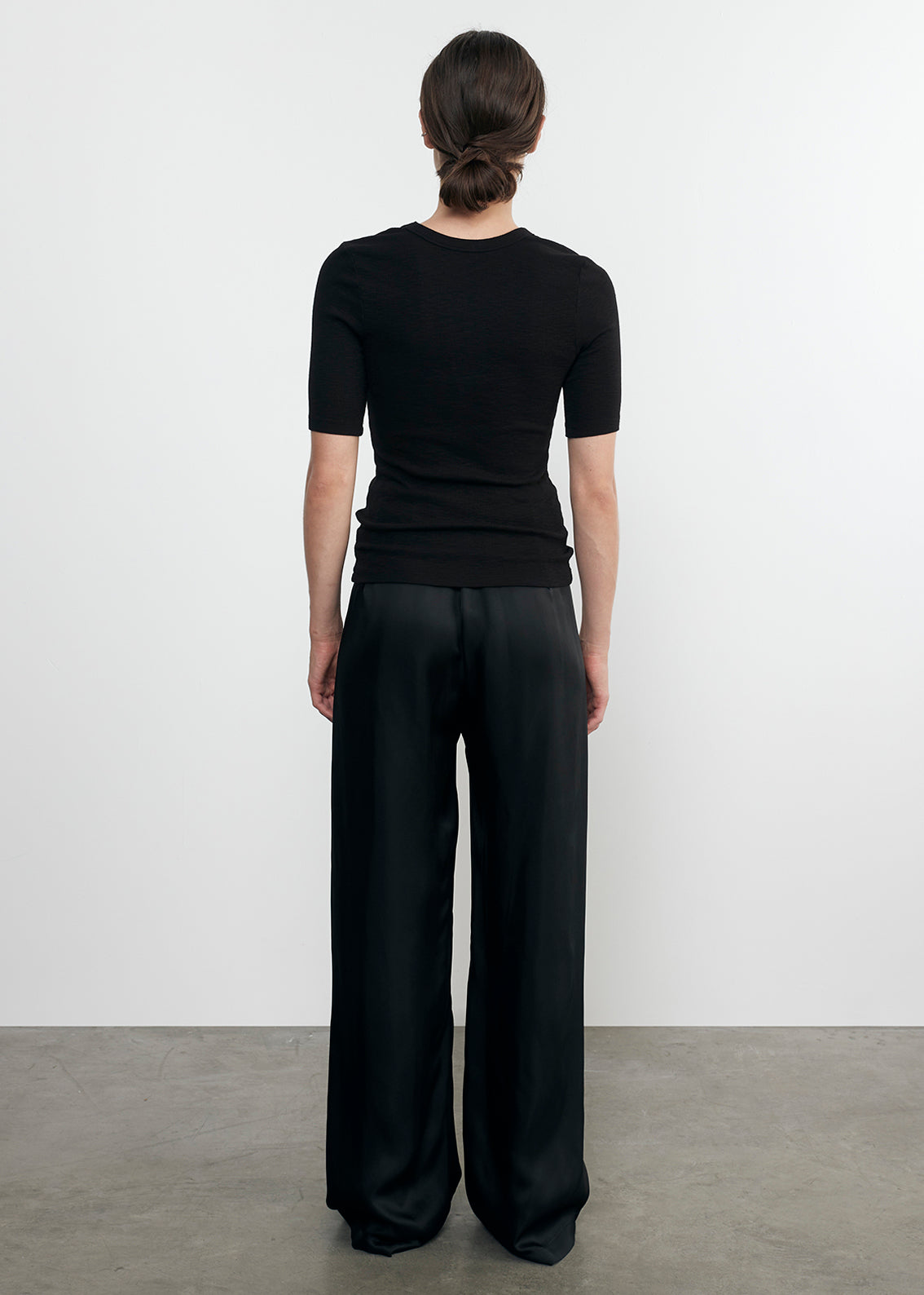 Fluid Twill Pant | Black