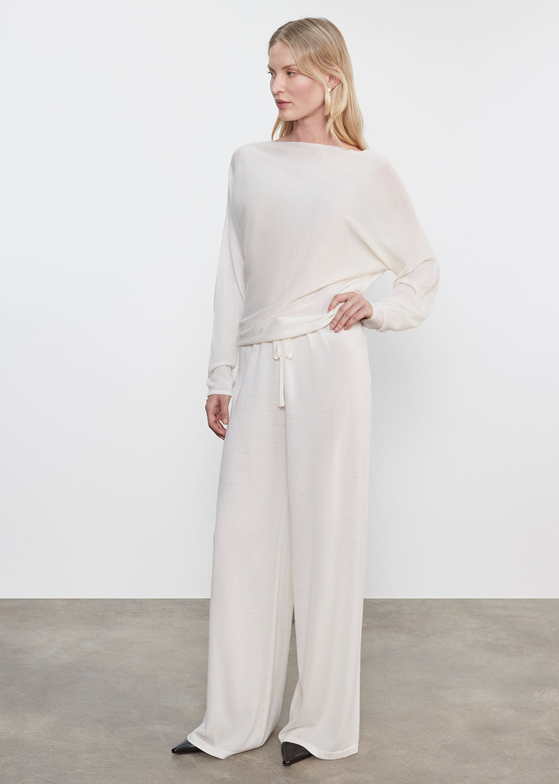 Tissue Cashmere Dolman Sweater | Undyed