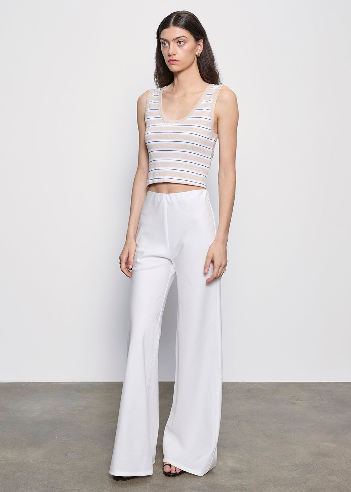 Twill Bias Pant | Off White