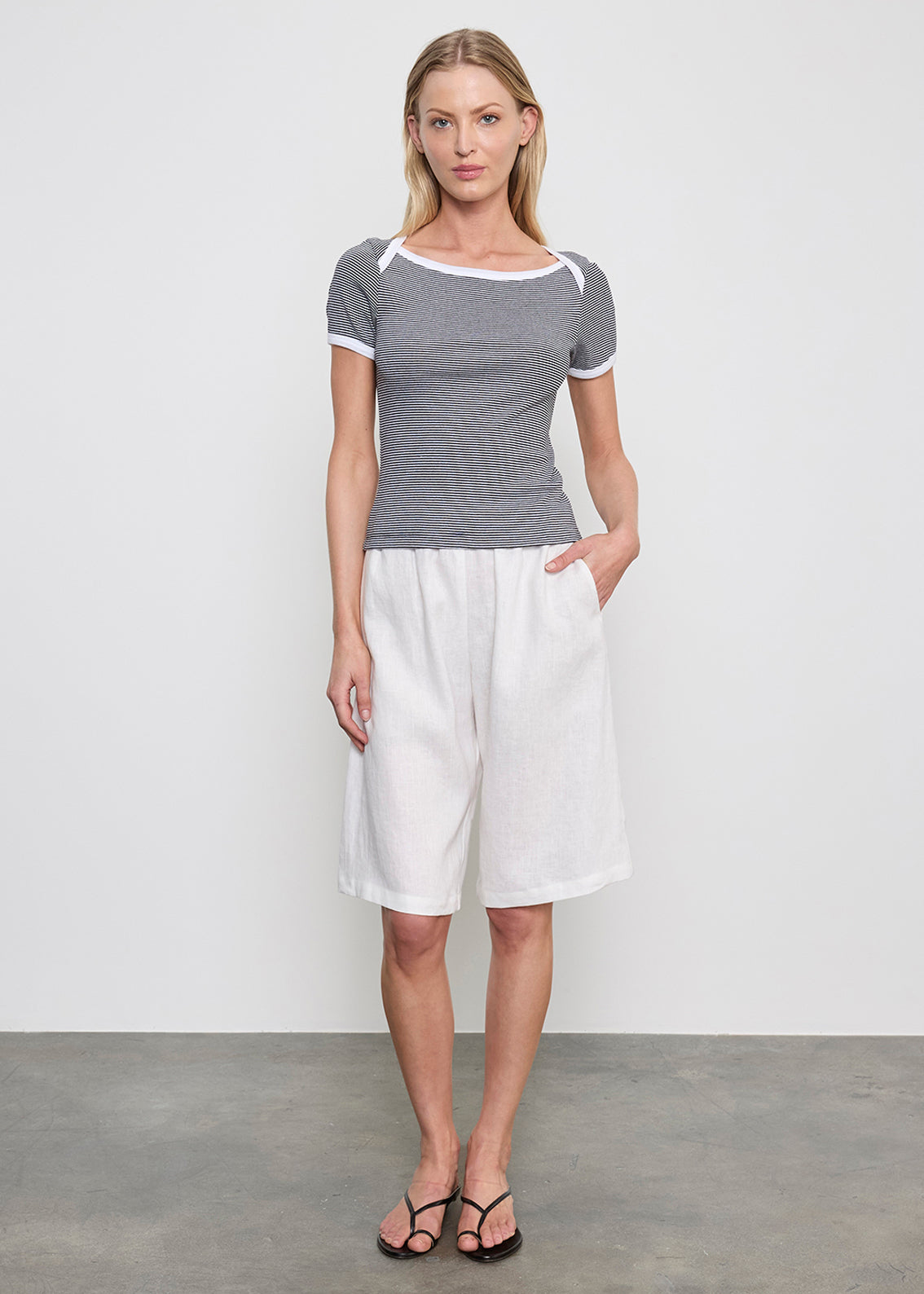 Linen Bermuda Short | Undyed