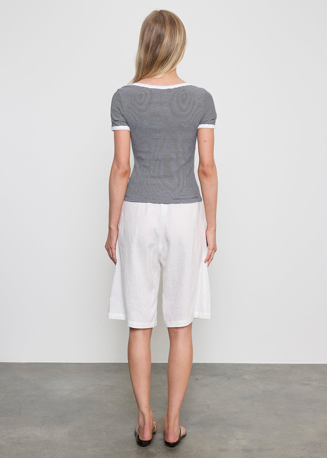 Linen Bermuda Short | Undyed