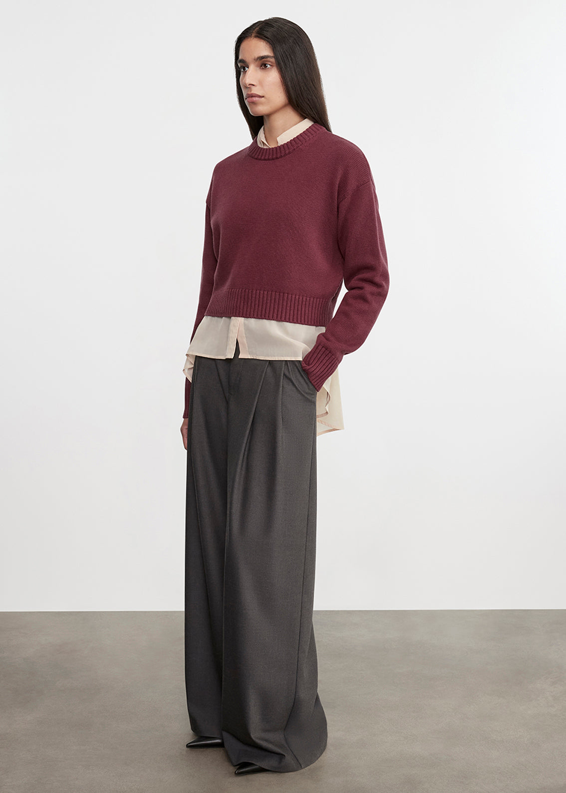 Chunky Cotton Cashmere Sweater | Sanguine