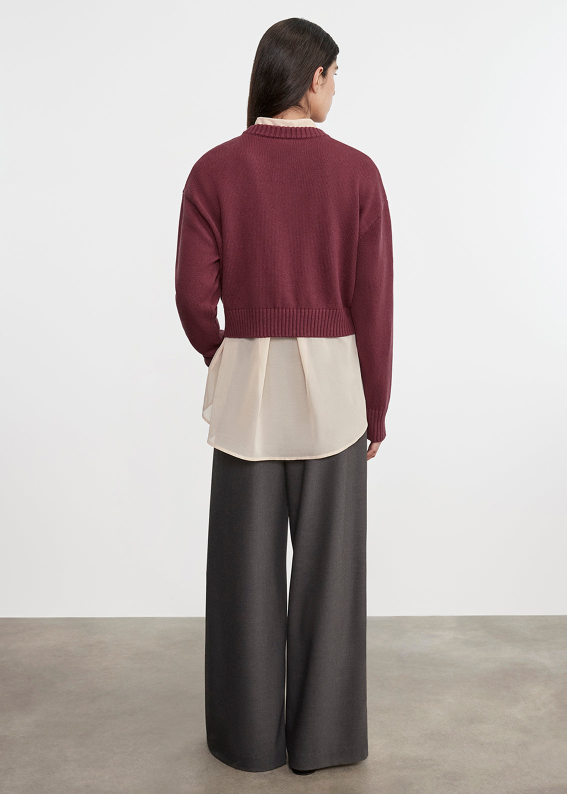 Chunky Cotton Cashmere Sweater | Sanguine