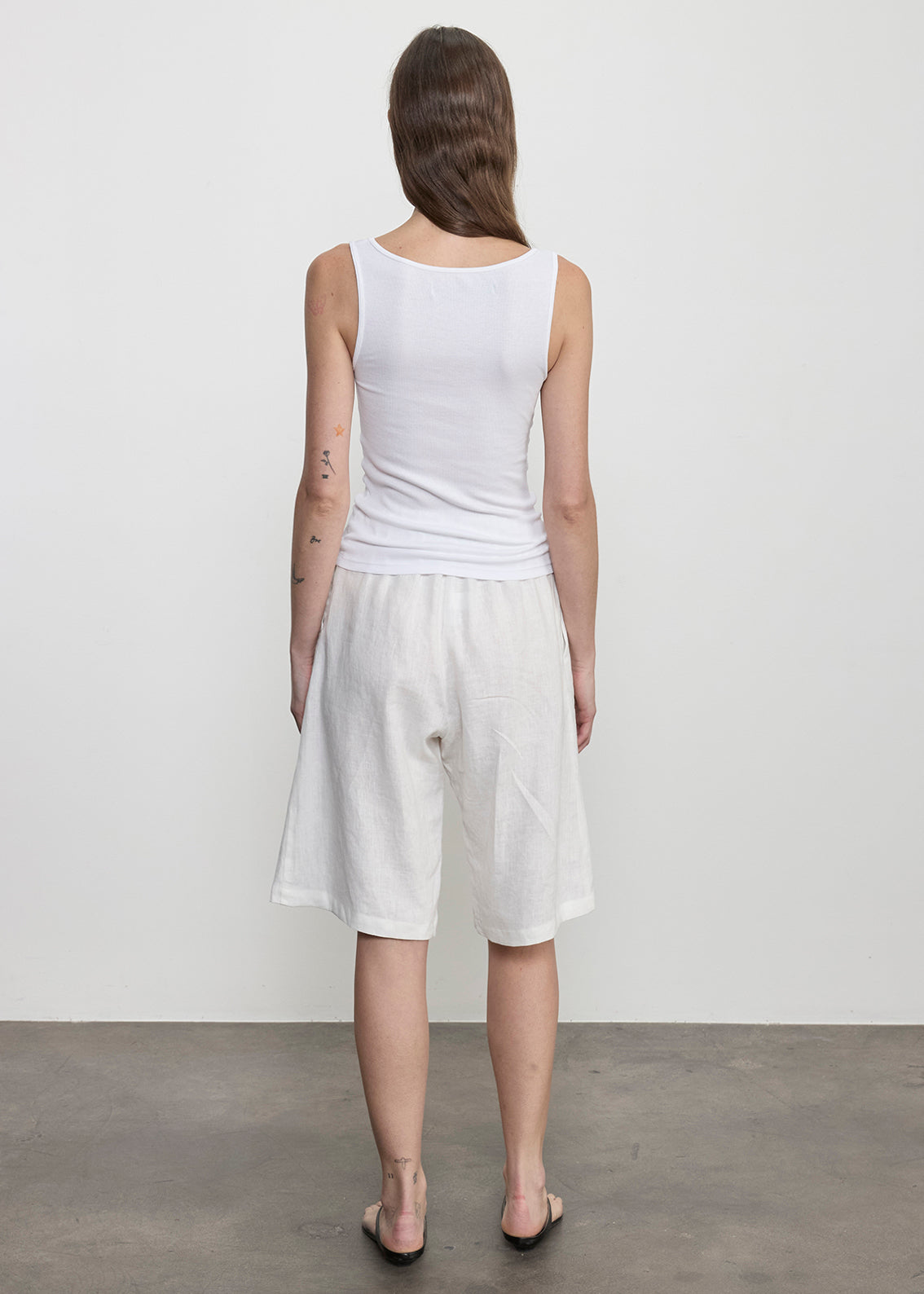Linen Bermuda Short | Undyed