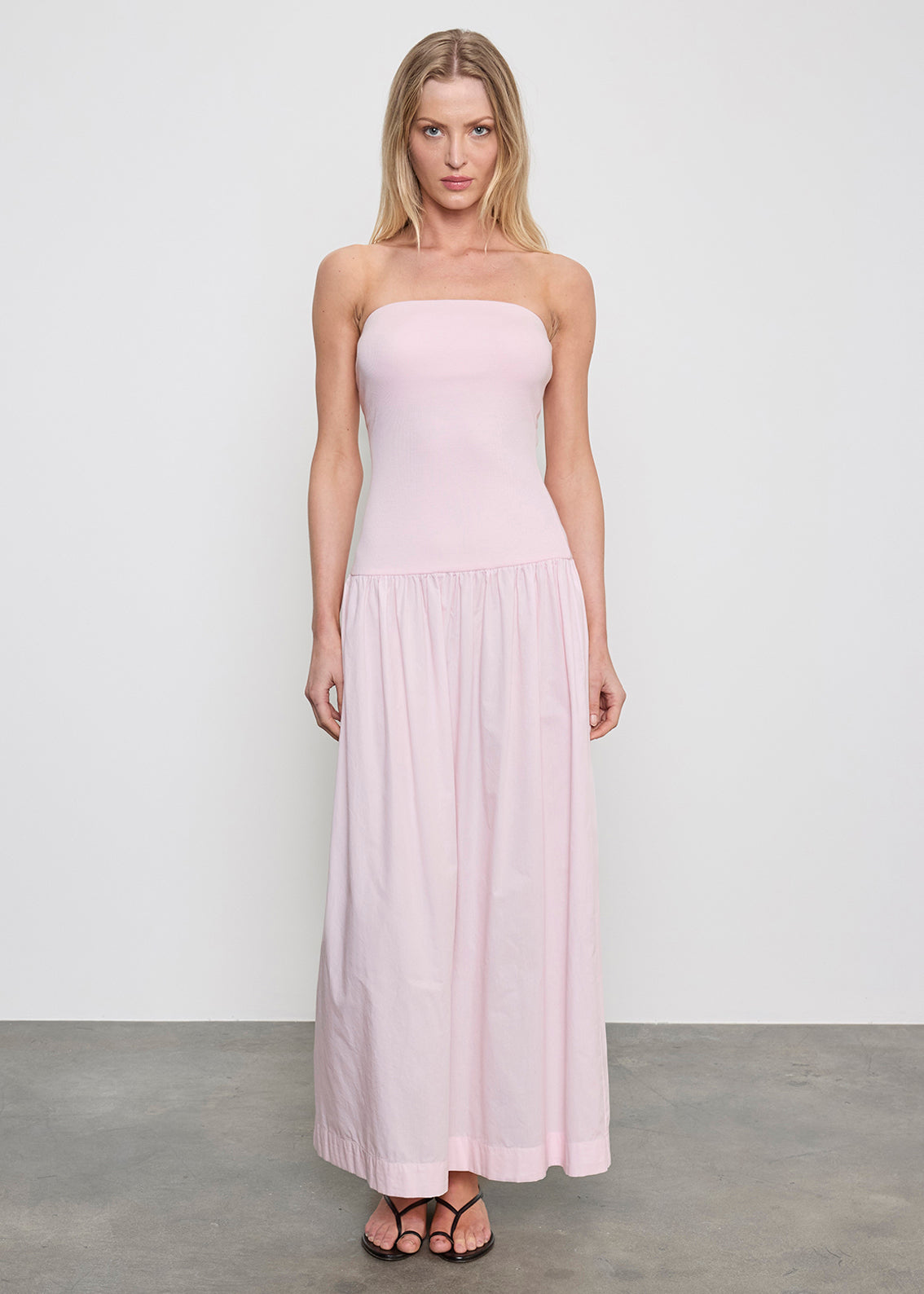 Cotton Bandeau Dress | Cherry Blossom