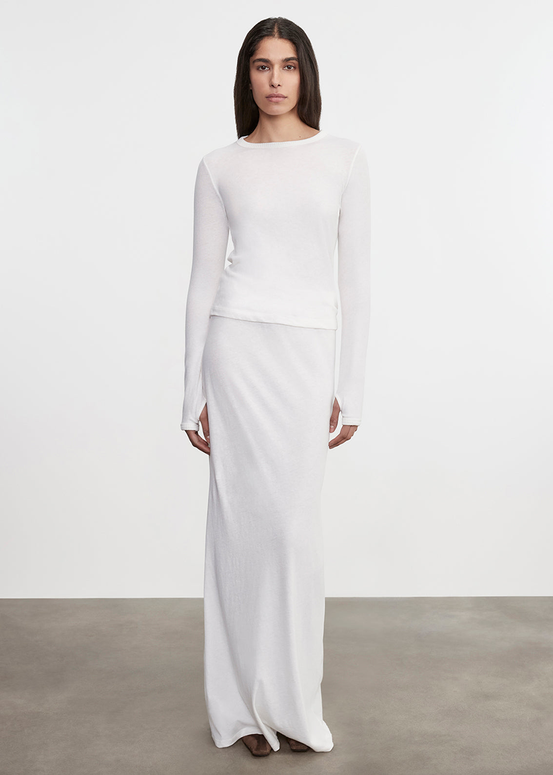 韓国商品/ ENOR ASYMMETRY FRINGE CASHMERE SKIRT Designer fashion, Seoul-fully created | W Concept