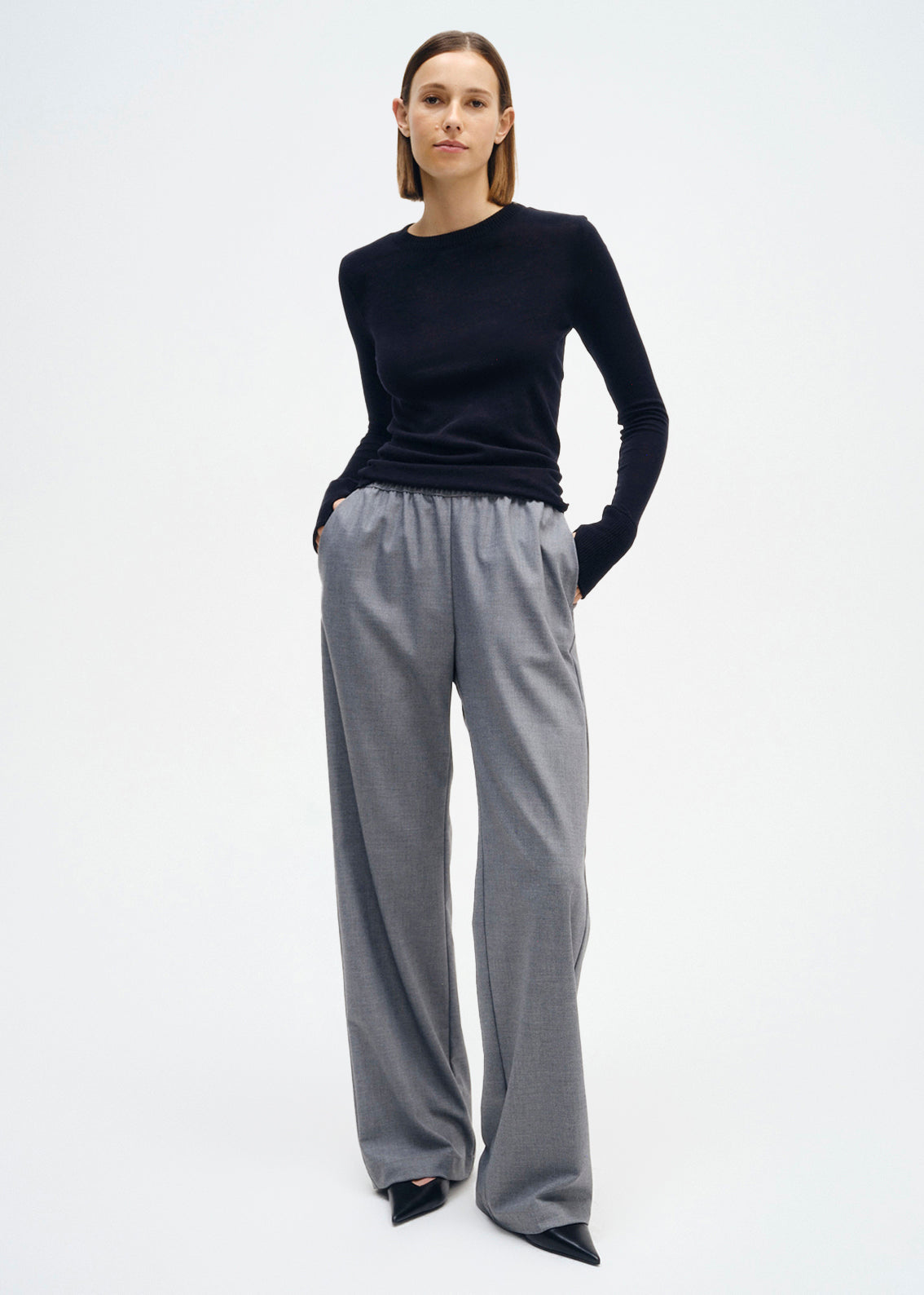 Everywhere Suit Pant | Light Grey