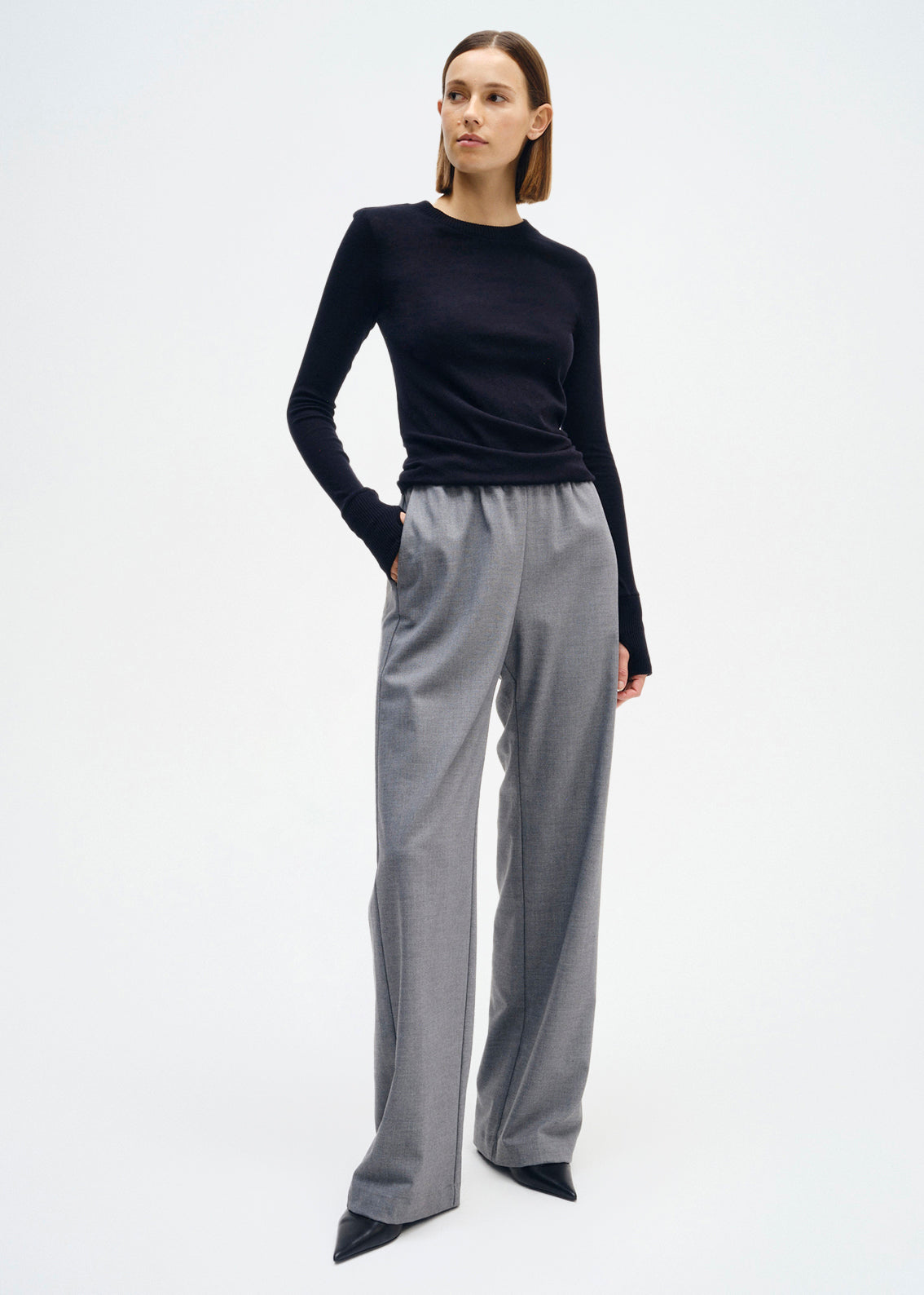 Everywhere Suit Pant | Light Grey