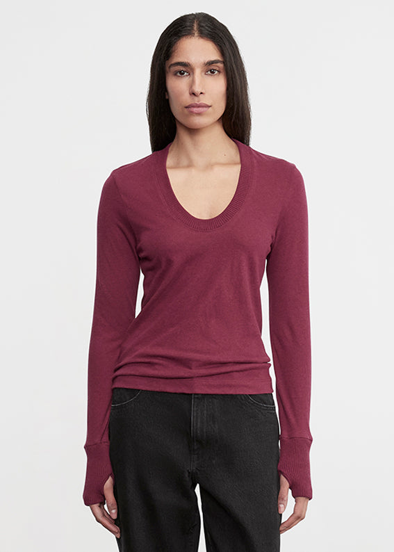 Cashmere Easy Cuffed U | Barolo