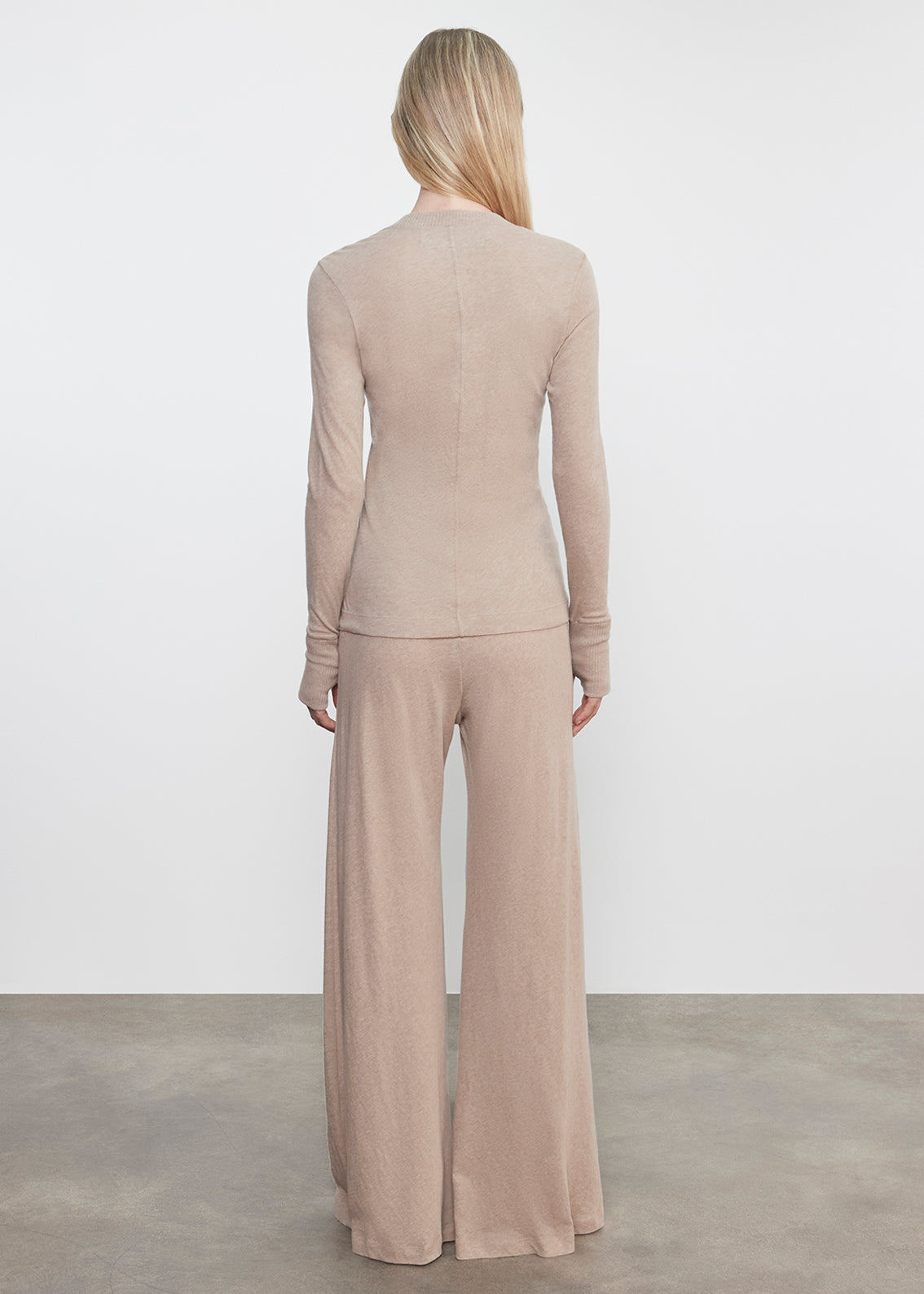 Cashmere Easy Cuffed U | Khaki