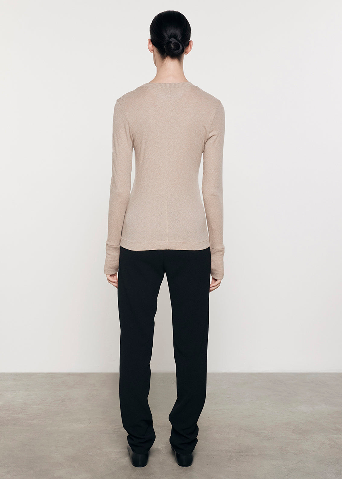 Cashmere Easy Cuffed U | Khaki