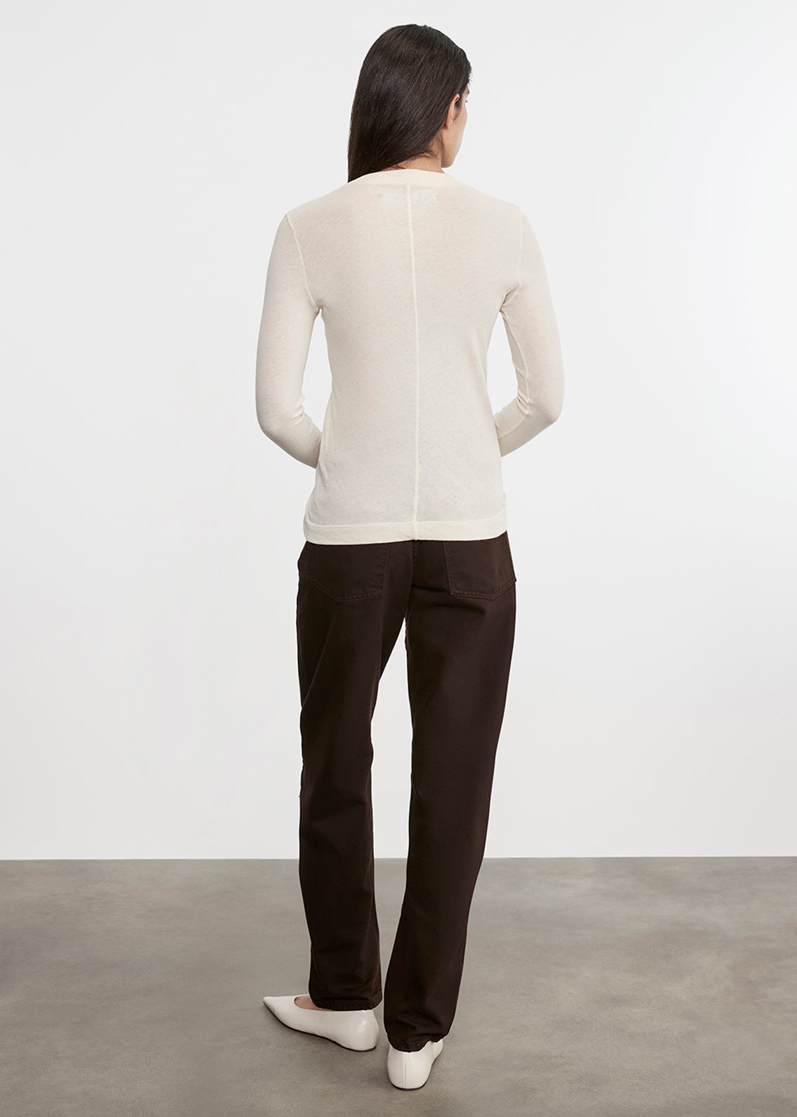 Cashmere Easy Cuffed U | Natural