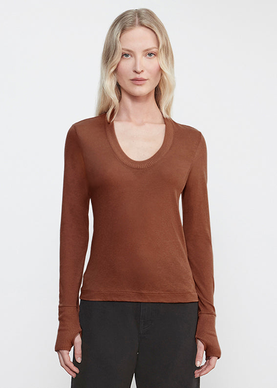 Cashmere Easy Cuffed U | Nutmeg