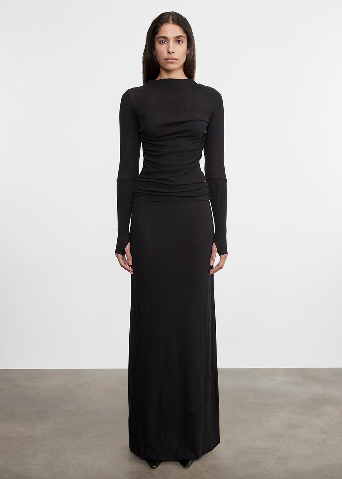 Cashmere Twist Top | Black