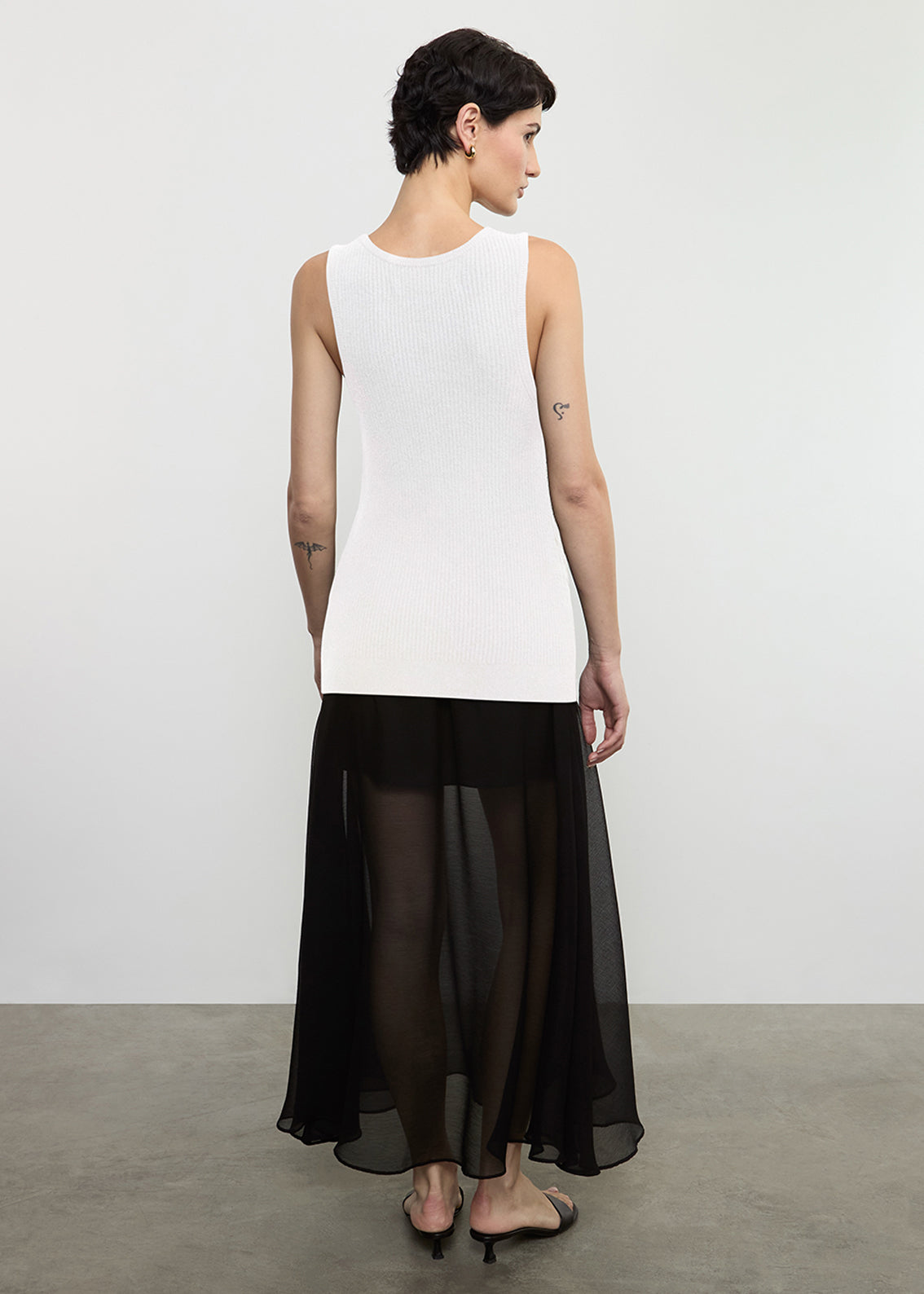 Boucle Knit Tunic | Off White