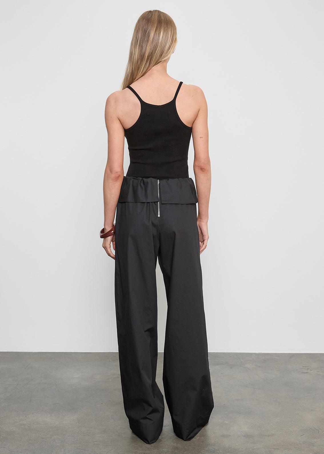Cotton Rib Cami Tank | Black – Enza Costa