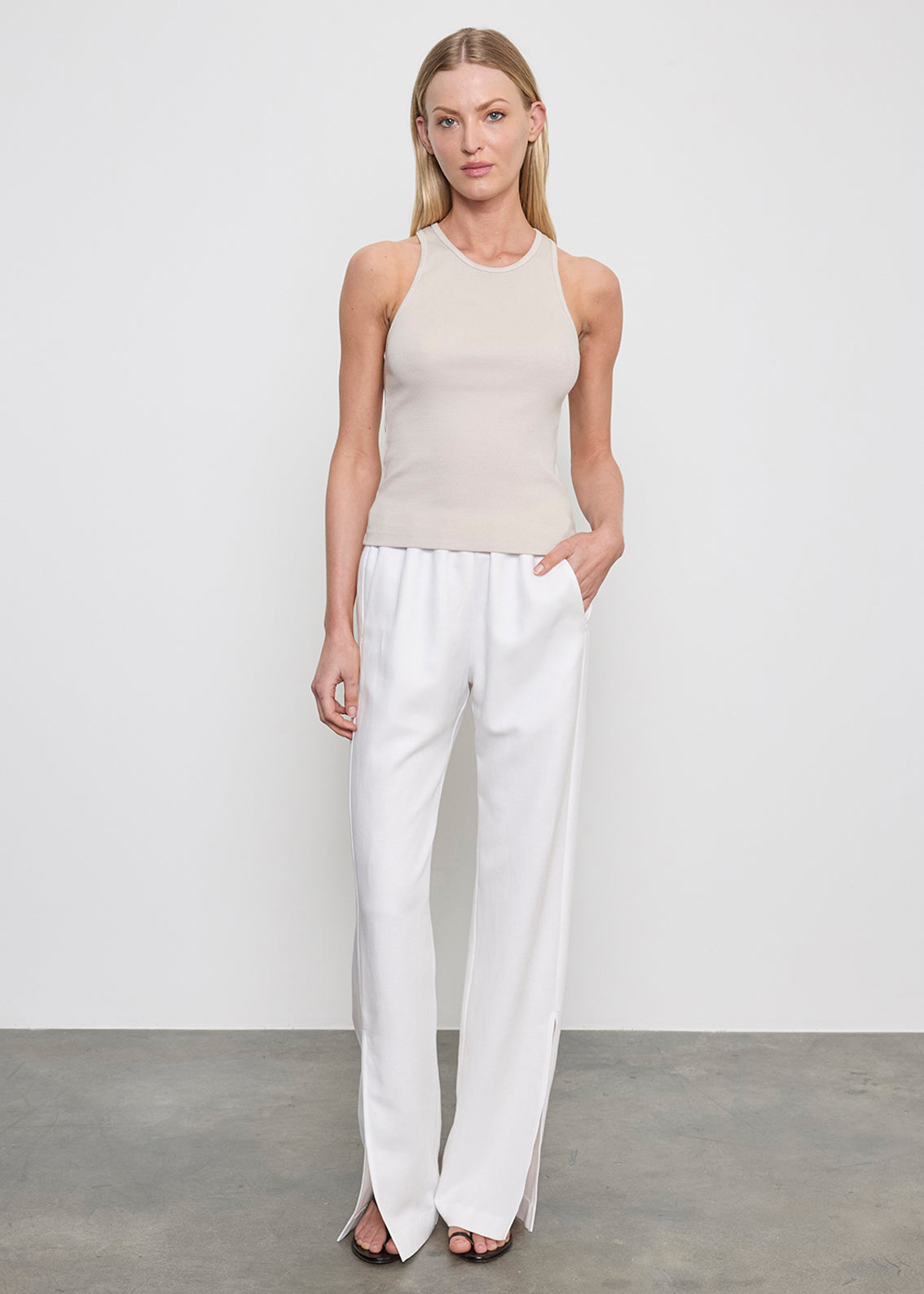 Twill Slash Pant | Off White