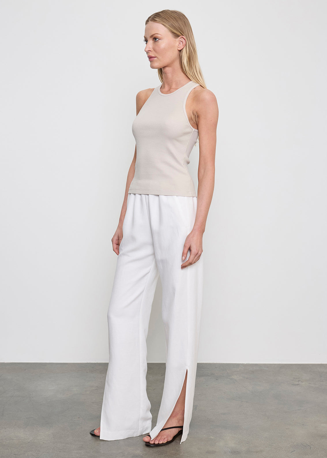 Twill Slash Pant | Off White – Enza Costa